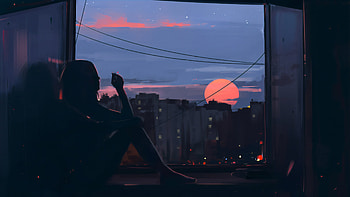 Smoking Window , smoking, artist, artwork, digital-art HD wallpaper