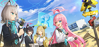 Blue Archive Heroes: Okusora, Kuromi, Izayoi & More – Ultra, Kuromi Serika, Takanashi Hoshino, Shiroko Sunaookami, video game, Blue Archive HD wallpaper