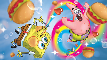 SpongeBob SquarePants: Patrick's Rainbow Ride —, TV Show, SpongeBob SquarePants, Patrick Star, Rainbow HD wallpaper