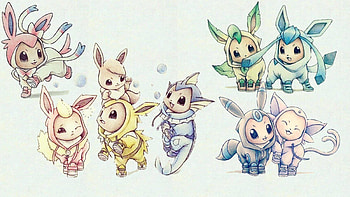 Espeon and Glaceon , Pokmon HD wallpaper