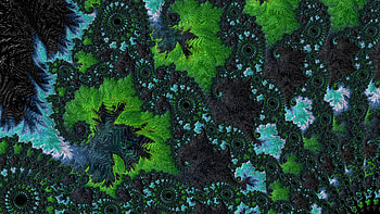 Trippy Psychedelic Fractal, trippy, psychedelic, trance, green, dark, Abstract, fractal, abstract green HD wallpaper
