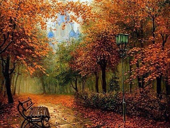 Bench And Autumn, Nature, Bench, Autumn, Forest HD wallpaper