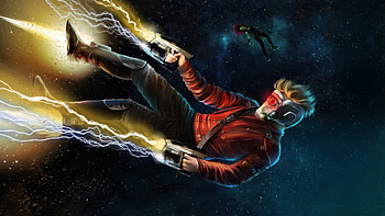 The Madness Of Star Lord, star-lord, superheroes, artwork, digital-art HD wallpaper