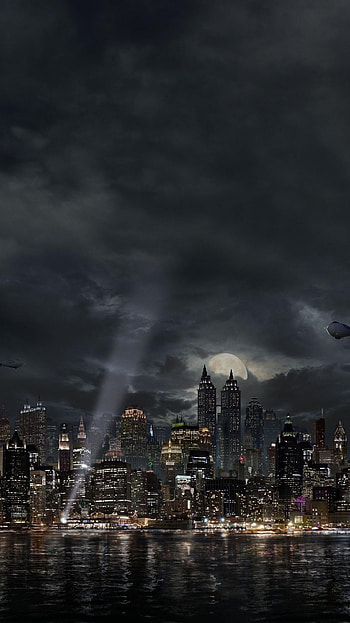Gotham skyline HD phone wallpaper