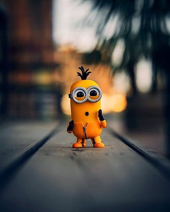 Minions, orange, road HD phone wallpaper