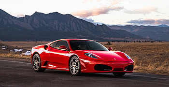 Red Ferrari F12berlinetta, off-road HD wallpaper