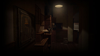 The Room Gaming, Detective's office, Steam profile background, Artistic allure HD wallpaper