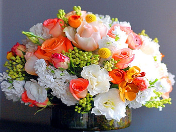Brighten your day, pink, white, yellow, green, red, colors, flowers HD wallpaper