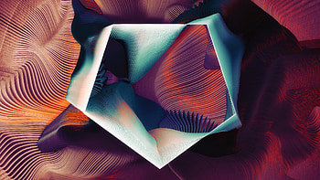 Pentagons Abstract, abstract, digital-art HD wallpaper