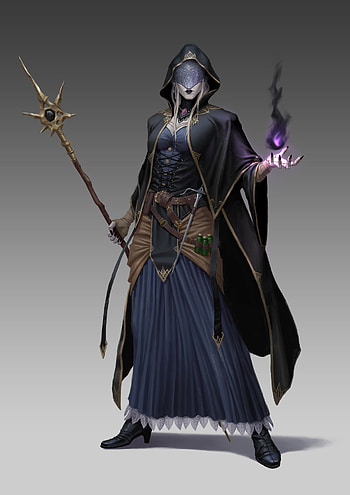 Shi qiu dark mage, Shadowy spells, Mysterious sorcery, Dark art HD phone wallpaper
