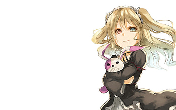 Anime, Eyes, Toy, Girl, Different HD wallpaper