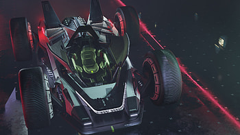 Delta V9-T Prototype, Sci Fi, vehicle, futuristic car, concept car HD wallpaper