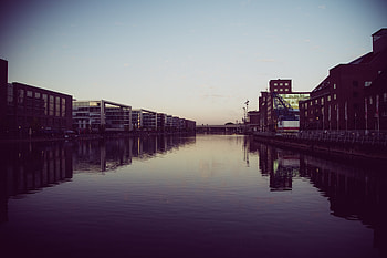 Cities, Rivers, Building, Germany, Duisburg HD wallpaper