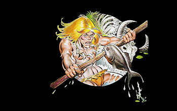 Rahan and the piranha, teeth, awesome, , stoneage, cheret, nice, myst, shape, dreamy, fish, warrior, silhouette, savage, white, alone, rahan, gorgeous, other, hot, france, bd, fantasy, collages, drawing, prehistory, comics, mysterious, face, nature, , dark age, animal, piranha, dagger, great, cartoon, black, fun, necklace, cute, collage, darkness, cartoons, amazing, knife, stunning, comic, beautiful, lecureux, dark, prehistoric, dark art, cool, forest HD wallpaper