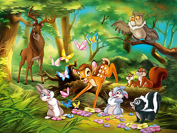 bambi and his friends, walt disney, disney, fantasy, bambi HD wallpaper