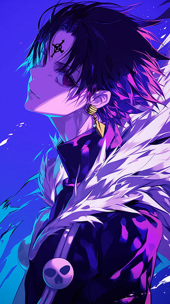 Chrollo Lucilfer: Nightshade Aura, Anime, Hunter x Hunter HD phone wallpaper