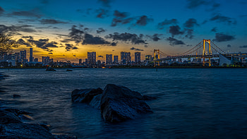Cities, Stones, Night City, Tokyo HD wallpaper