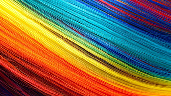 Rainbow bliss, Delightful colors, Joyful spectrum, Serene backdrop HD wallpaper