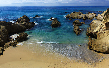 Nature, Stones, Sea, Sand, Shore, Bank HD wallpaper