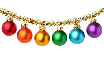 Christmas ball, bauble, colorful, christmas, ball HD wallpaper