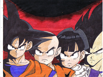 earths defense, anime, dbz HD wallpaper