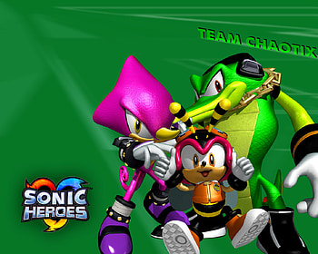 Sonic Heroes: Team Chaotix, vector, espio, charmy, chaotix HD wallpaper