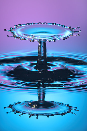 Water, Macro, Spray, Splash, Drop HD phone wallpaper