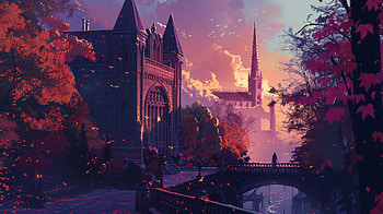 Chill Lofi Castle: A Serene Ultra Experience, chill lofi, castle, cityscape, architecture HD wallpaper