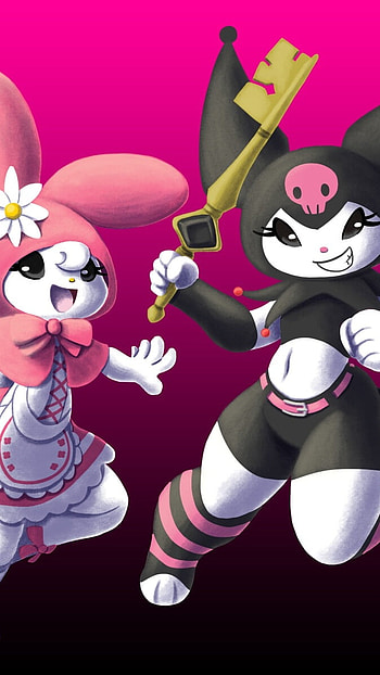 Kuromi, Kuromi And Melody HD phone wallpaper
