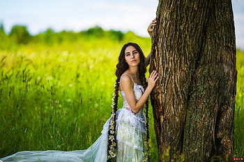 Romantic Brinde, romantic pose, wait, bride, beauty HD wallpaper