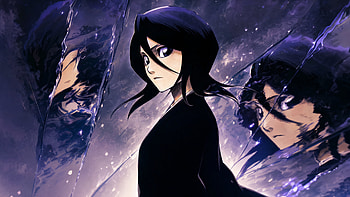 Rukia Kuchiki, Bleach, Anime Girl HD wallpaper