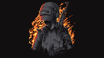 PUBG Dark Illustration HD wallpaper