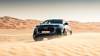 Car, off-road, Audi Q8, luxury SUV HD wallpaper