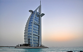Burj Al Arab, , Building, Dubai, Sea, United Arab Emirates HD wallpaper