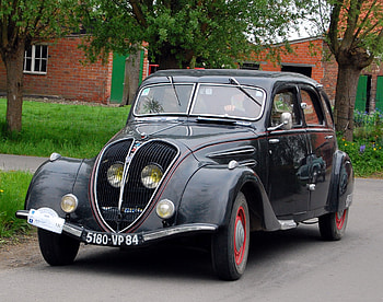 peugeot 402 b e streamliner, peugeot, french, car, streamliner HD wallpaper