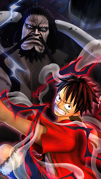 Luffy vs Kaido, Epic battle, Anime showdown, Straw Hat Pirates HD phone wallpaper