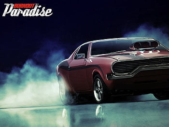 Muscle car Burnout, paradise, muscle car, burnout, cars HD wallpaper