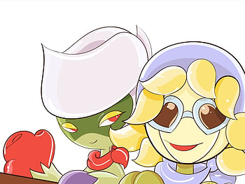 Sunflora and Roserade, sunflora, anime, roserade, pokemon HD wallpaper
