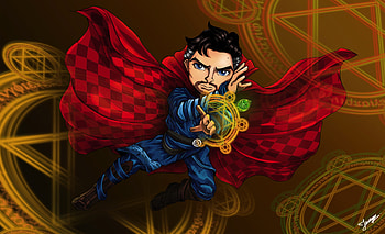 Doctor strange, marvel comics, fan artwork HD wallpaper