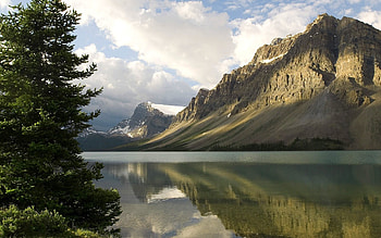 Landscape, Rivers, Mountains HD wallpaper