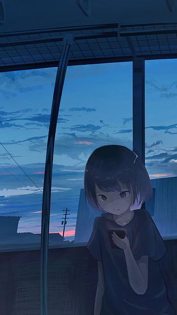 Twilight Reflections: Original Anime, Anime, Original HD phone wallpaper