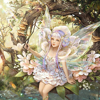 Fairy Tatiana, view from the top, fairy, frumusete, tatiana, fantasy, hoang lap solan, girl, hoanglapsolan HD wallpaper
