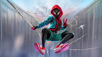 Miles Morales Fury, spiderman, miles-morales, superheroes, artwork, digital-art, artstation HD wallpaper