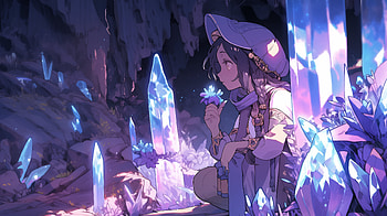 Crystal Lady, crystal HD wallpaper
