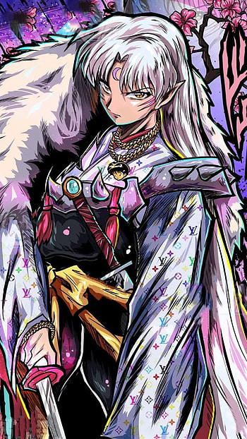 Sesshoumaru, demon, inuyasha, animes HD phone wallpaper