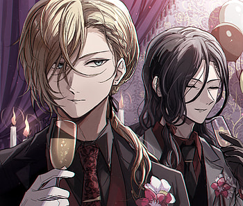 Paul Verlaine & Arthur Rimbaud, Arthur Rimbaud (Bungo Stray Dogs), Paul Verlaine (Bungo Stray Dogs), Anime, Bungou Stray Dogs HD wallpaper