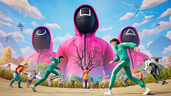 Fortnite X Squid Game, fortnite, squid-game, games, 2025-games, ios, android, mobile, video-games HD wallpaper