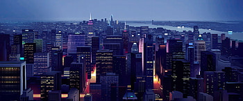 Buildings, buildings, city, artist, artwork, digital-art, behance HD wallpaper