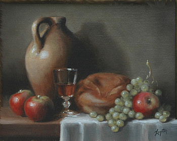 Where's The Dough, jug, table, apples, grapes, glass, bread, silk, wine HD wallpaper