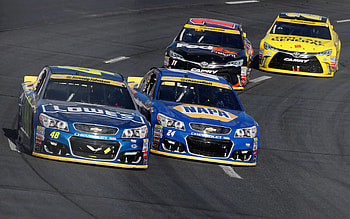 Jimmie Johnson, Helping teammate, Chase Elliott, NASCAR sportsmanship HD wallpaper